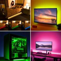 Tiras LED RGB Bluetooth Musica Sincronizada 45M (3 Rolls De 15M) Control Remoto Y APP Color Cambiable Para Decoración De Hogar - details 2