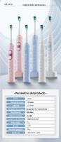 Cepillo De Dientes Eléctrico Sarmocare Con 6 Cabezas Intercambiables IPX7 Impermeable Para Adultos Bricles De Dureza Media - details 6