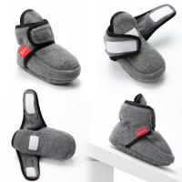 Nuevos Zapatos De Bebé Con Calcetines Botas Para Niño Y Niña Suela De Algodón Botines Cortos Para Recién Nacidos Primera Caminatas Infantiles Zapatos Para Cuna - details 19
