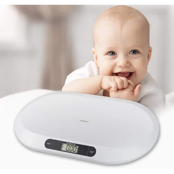 Topcom Báscula para bebés WG-2490, capacidad de 20 kg, también adecuada para animales pequeños. - 1