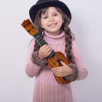 Ukelele Para Niños Instrumento Musical Educativo De 4 Cuerdas Con Palanca De Guitarra Y Picaporte Para Niños Y Niñas De Preescolar - details 8