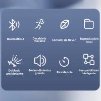 Auriculares Inalámbricos Bluetooth Conducción Ósea Deportivos Para Natación X7 Con Micrófono Hands-Free Resistente Al Agua Para Correr - details 1