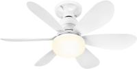 Ventilador Techo con Luz y Mando a Distancia, Lampara Ventilador Techo con Ventiladores Silencioso, E27, Regulable en Colores y Velocidades Temporizador 6 Aspas para Dormitorio (50CM) [Clase de eficiencia energética F] - details 0