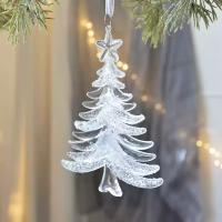 Adorno De Navidad De Acrílico Con Forma De Copo De Nieve Árbol De Navidad Campanas Estrella Decoración De Habitación Y Hogar - details 10