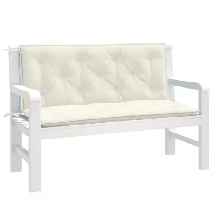 Zapato par Banc Jardí UD Crem D Tel Melang 120 x50x cm - 1