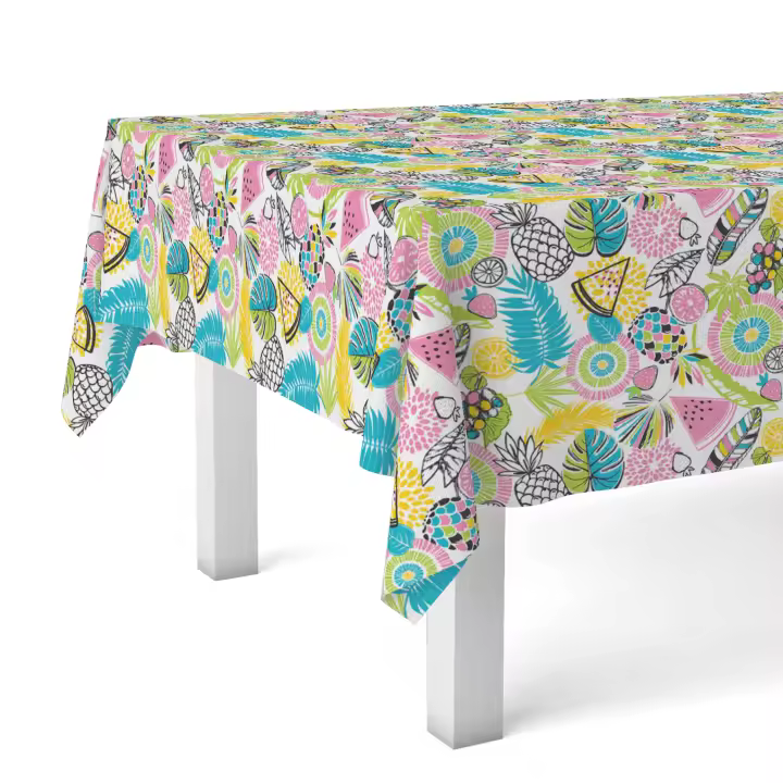 Mantel Hule Valentia Home | Estampado Antimanchas | Repelente de Agua | Protección Duradera | Varios Tamaños - 1