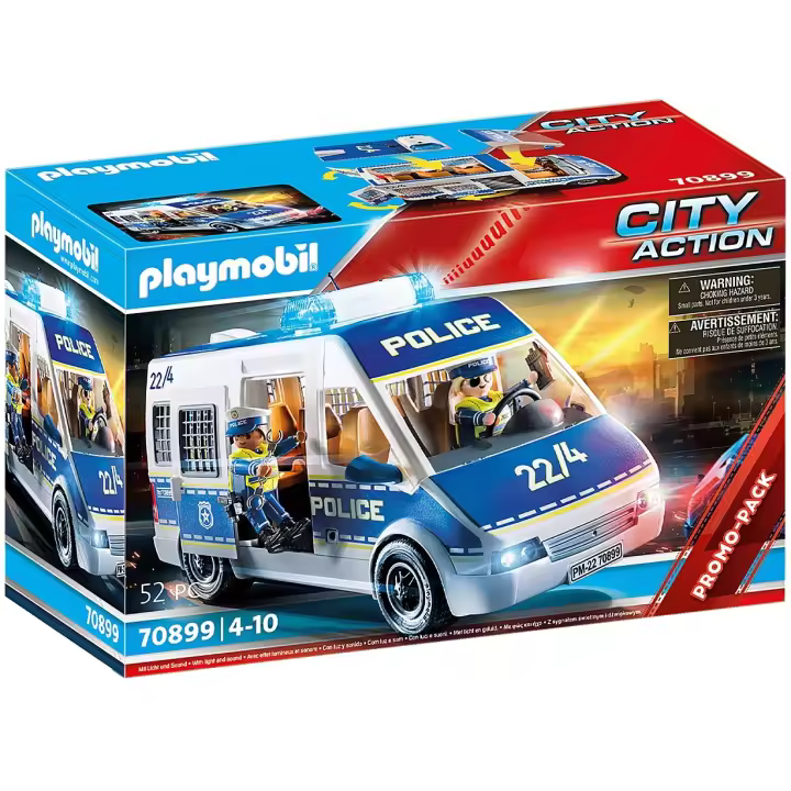 PLAYMOBIL - FURGONETA DE LA POLICÍA, 70899, PRODUCTO OFICIAL - 1