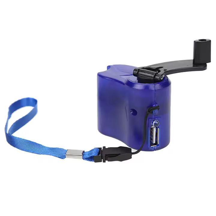 Cargador De Sobrevivencia Al Aire Libre Con Generador De Dinamismo Manual 5.5V Accesorios De Viaje Para Emergencias - 1