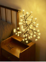 Lámpara De Mesa LED Sakura Con Control Remoto USB Para Decoración De Navidad Y Fiesta Luz De Árbol Para Dormitorio Hotel Tienda - details 9