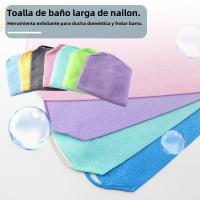 Toalla De Baño De Nylon Suave Y Estirable Para Hombres Y Mujeres Toalla De Limpieza Corporal Exfoliante De Spa Toalla De Lavado De Ducha Absorbente Y Secado Rápido - details 7