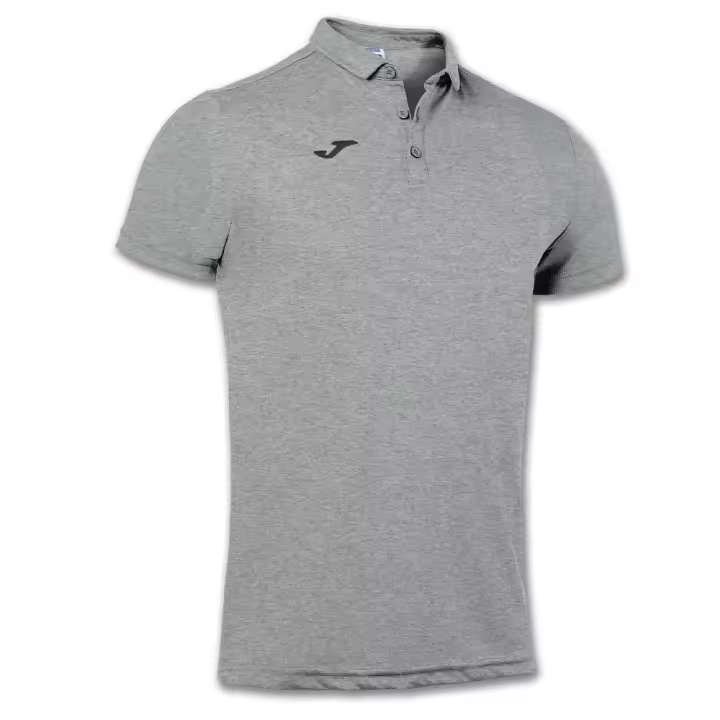 POLO MANGA CORTA HOBBY GRIS MELAGNE - 1