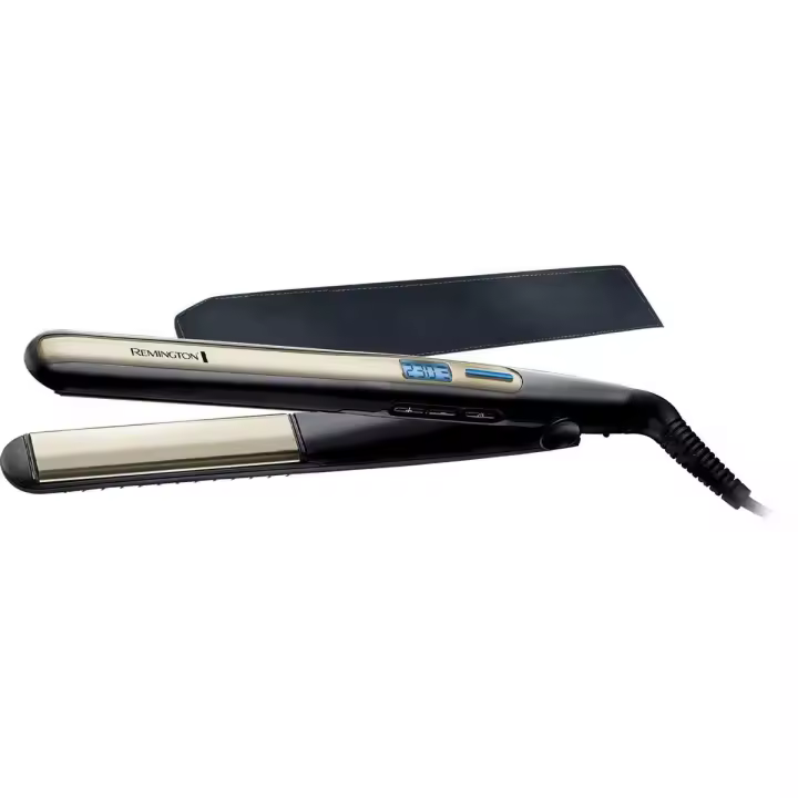 Remington Plancha De Pelo Profesional Sleek & Curl S6500 | Función 2 En 1 Alisa Y Riza, Placas Estrechas Extralargas Con Cerámica Avanzada, Temperatura Hasta 230°C, Función Turbo, Control Digital Y Calentamiento En 15 Segundos - 1