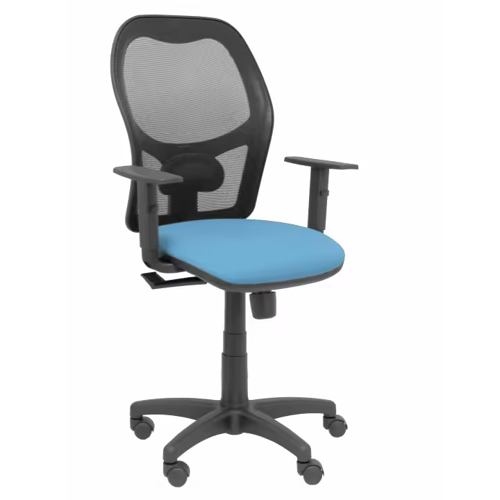 Piqueras Y Crespo Silla Alocén Ergonómica Malla Negra BALI Azul Cielo - 1