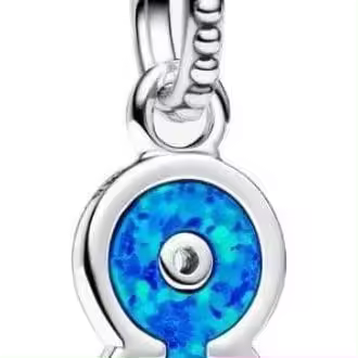 cobre blanco Abalorios Colgante de Cuentas  con Circonita Cúbica Compatible con Europeo Pulsera Collar,Charms de Para Niña Mujer - 1