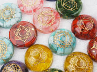 Molde De Silicona Para Epoxy DIY En Forma De Semicírculo Y Hemisferio Con Siete Chakras Para Resina Molde Para Joyería Durable - details 8