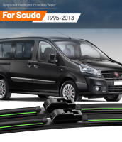 2pcs LimpiaParabrisas Delantero Para Fiat Scudo 1995-2013 Plegables En Un Pie De Búho De Goma Natural Adecuado Para Todos Los Modelos - details 0