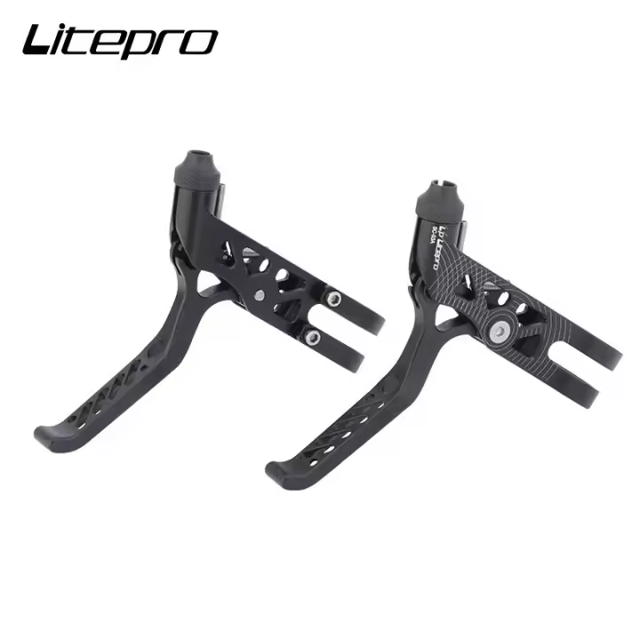 Manillar De Freno De Bicicleta Plegable Ultra-Ligero De Aluminio 7075 Hueco Para Brompton Birdy BMX Carretera Peso 72g - 1
