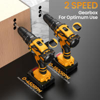 3 in 1 Cordless Impact Drill Brushed Electric Screwdriver  Electric Hammer Drill Mini Wireless Hand Drill Lithium-Ion Battery Power Tools Perfect For Gifts - details 1