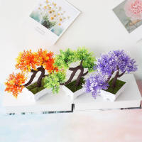Arbusto Artificial De Bonsái Pequeño Con Flores Ornamento De Maceta Planta Falsa Para Decoración De Habitaciones Hoteles Y Salones Jardín - details 4