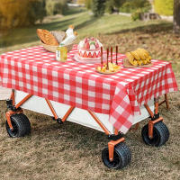 Manta De Camping Plegable Impermeable Y Antihumedad Clásica a Cuadros Con Uñas Para Paseos Y Picnics Material PVC - details 1