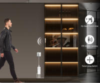 Lámpara De Iluminación Trasera Inteligente Con Sensor De Movimiento Radar Para Armario Estante Pantry Gabinete LED COB 12V DC - details 0