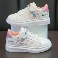 Zapatos Disney Para Niñas Blancos Antideslizantes Con Suela Gruesa StellaLou Tallas 26-37 Cuero PU Transpirables Para Todas Las Estaciones - details 5