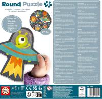 Educa , Round Espacio. Puzzle Redondo Infantil. 28 Piezas. +3 años Educa 18908 - details 4
