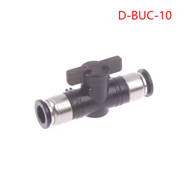 Conectores Rápidos De Juntas Pneumáticas Tubo De Aire Plástico BUC 4mm 6mm 8mm 10mm 12mm 14mm 16mm Plug Push into - 1