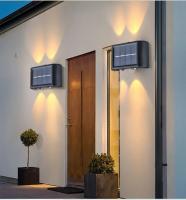 Lámpara De Pared Solar Para Jardín Y Valla Decorativa Luz Luminosa Hacia Arriba Y Abajo Impermeable Con 10/8/6/4 LEDs Iluminación Exterior - details 4