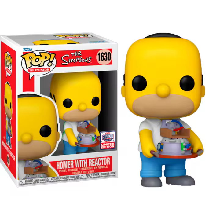 Funko Homer  Reactor Los Simpson 1252 Simpsons  Pop Vinyl Funkon Limited Edition - 1