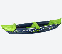 Kayaks hinchables 2 personas Max 2 asientos con remo verde/azul 53x81x325 cm - details 0