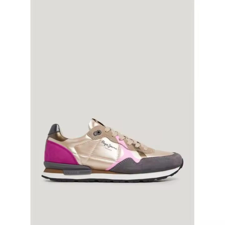 Zapatillas Pepe Jeans Brit Prints camel - 1
