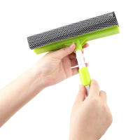 Limpia Ventanas 2 En 1 Cepillo Limpiador De Casa Herramientas De Limpieza Con Varita Telescópica Esponja Escobilla Para Vidrio Ajustable - details 5