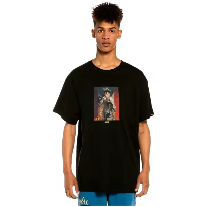 Camiseta de Manga Corta Grimey Hacha Y Machete para hombre en color negro - 1