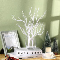 Decoración De Navidad Y Bodas: Ramas Artificiales De Cervidio Plásticas Para Casa Y Jardín 5 Piezas Adorno De Árbol De Invierno Y Otoño - details 1