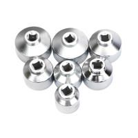 Juego De 7 Piezas De Llaves De Filtro De Aceite 24mm a 38mm 3/8 Pulgada Herramienta De Remoción De Filtro De Aceite Universal Para Automóviles - details 5