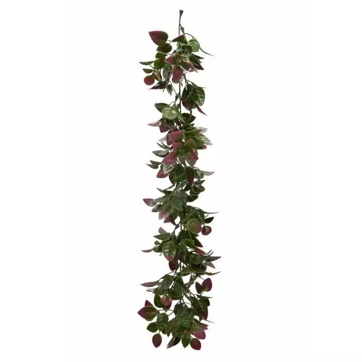 Bonerva  Planta artificial Colgante Burdeos  planta artificial para exterior e interior  Decoración de hogar, oficina y restauración - 1