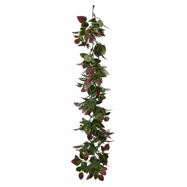 Bonerva  Planta artificial Colgante Burdeos  planta artificial para exterior e interior  Decoración de hogar, oficina y restauración - 1