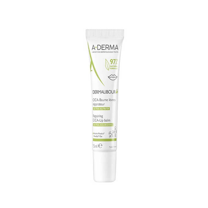 Aderma Dermalibour Cica Bálsamo Labial Reparador 15 ml