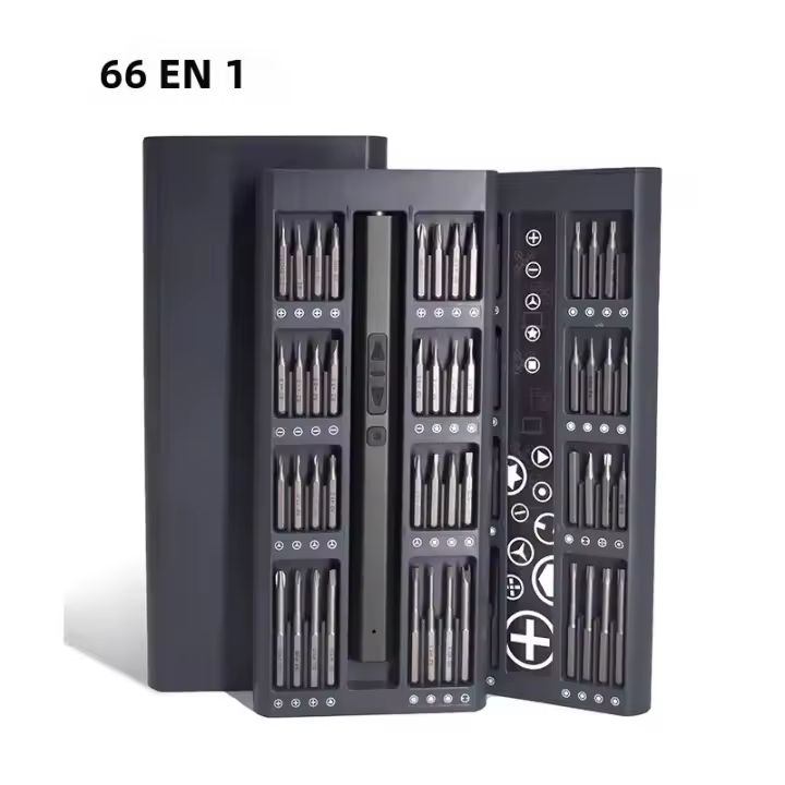 Juego De Destornilladores Eléctricos Multifuncional Con Alta Torque Carga Por Tipo Completo De Herramientas De Destornillador Eléctrico Para Trabajadores De Mantenimiento - 1