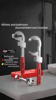 Llave De Fregadero Multifuncional Feng Witt Universal Para Instalación De Tuberías De Agua Especial Para Baño Herramientas Domésticas De Acero Crômio-vanadio - details 0