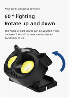 Linterna Frontal LED Recargable USB Super Brillante Impermeable Ultraligera Para Pesca Y Camping Torcha Frontal Con Inducción - details 12