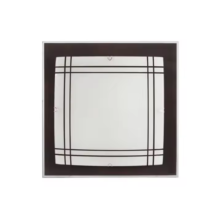 FABRILAMP Plafon Amet Wengue 2xe27 - Diseño Moderno - 1
