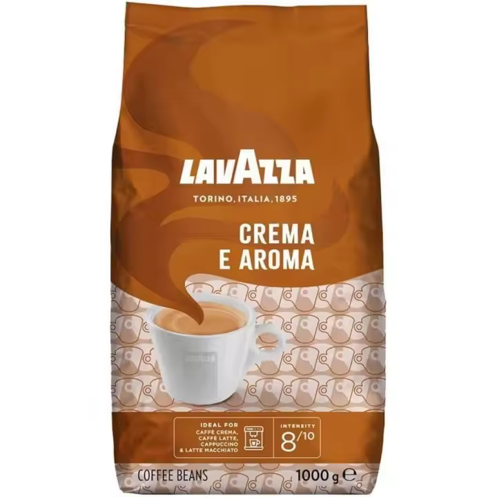 Lavazza Crema e Aroma - Café en Grano entero 1 kg Marrón - 1
