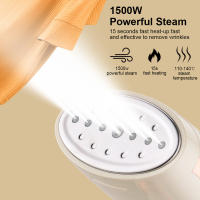 Fresadora Portátil Para Ropa Steam Iron Pequeña Limpiadora De Vapor Eléctrica Para Viajes Y Hogar Certificación CE DOT EAC EPA FCC FDA GMP RoHS TGA UL KC PSE Weee - details 2