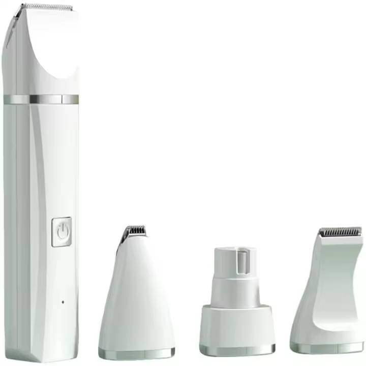 Cortador De Pelo Para Perros 4-en-1 Set De Peluquería Bajo Ruido Recargable Por USB Adecuado Para Grandes Y Pequeños Perros Y Gatos - 1