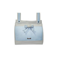 Bolso panera de ecopiel Babystar (13x34x33cm), bolso talega bebe, bolso silla de paseo universal, bolso carro bebe colección Sevilla - details 2