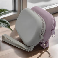 Monedero De Silicona Pequeño Bolsa De Almacenamiento Oval Para Monedas Tarjetas Auriculares Llaveros Portátil Para Bolso De Mano - details 2