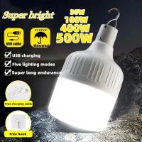Lámpara De Emergencia LED Recargable 500W Portátil Para Exteriores Y Camping Con Luz LED Duración De 3 Horas Sin Batería Incluida Material ABS - details 0