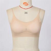 Sujetador Invisible Para Mujer De Verano 2023 Sujetador De Algodón De Seda Ultrafino Sin Costuras Con Almohadillas Push up Transpirable Para Yoga Y Deporte - details 2